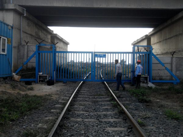 Cantilever Sliding Gates installed at Vedanta Aluminium Ltd, Orissa